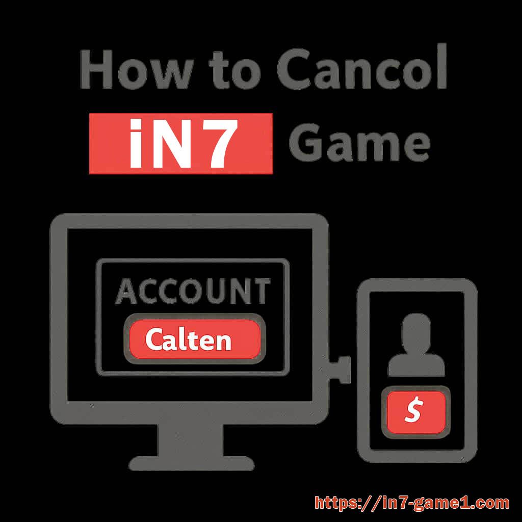 IN7 account closure reference screen